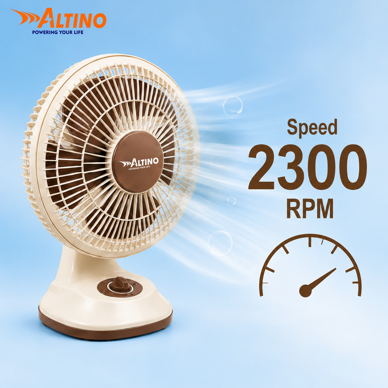 Altino Premuim Powerful Oscillation Table Fan