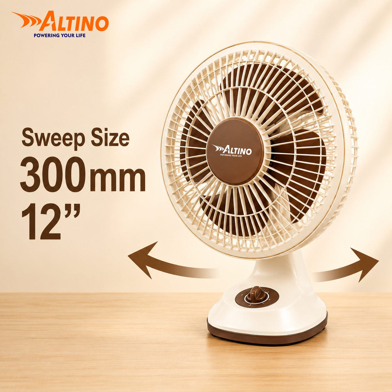 Altino Premuim Powerful Oscillation Table Fan
