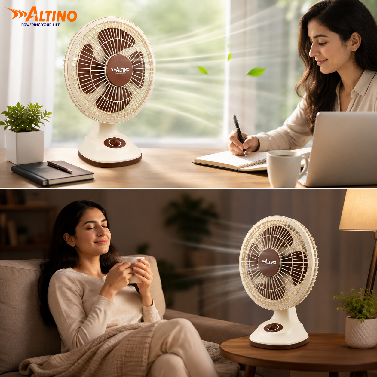 Altino Premuim Powerful Oscillation Table Fan